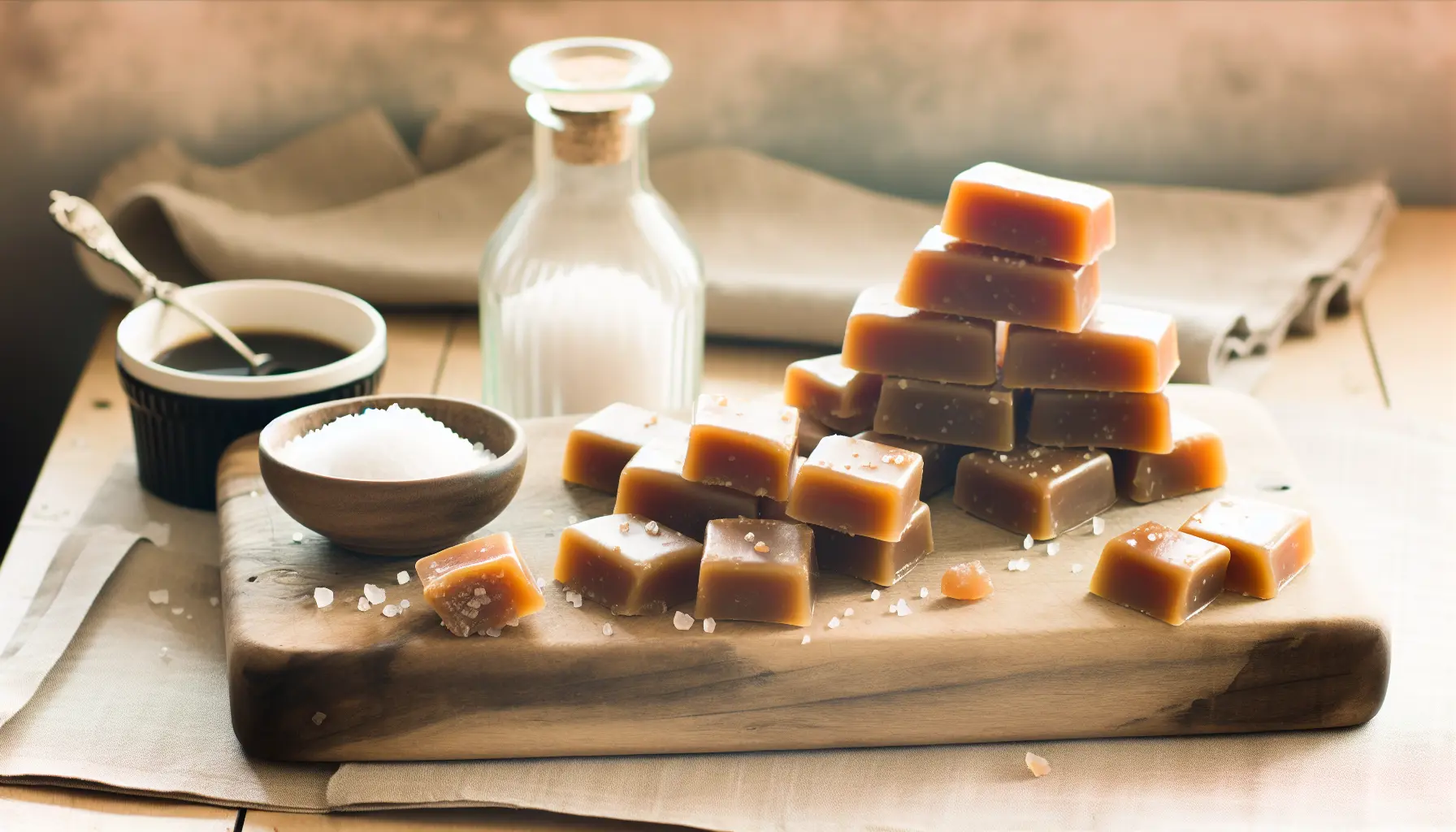 Hjemmelavede lakridskarameller med havsalt – nemt og lækkert