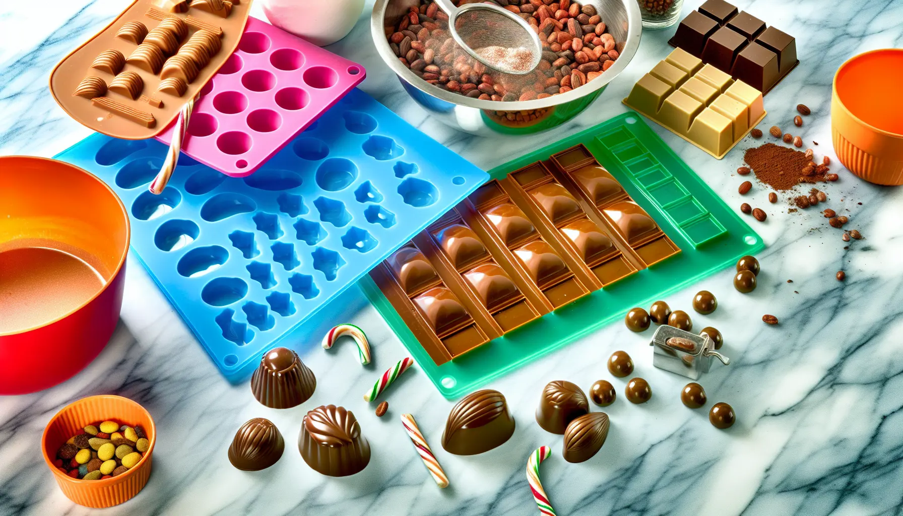Sådan vælger du de bedste forme til chokolade og bolsjer