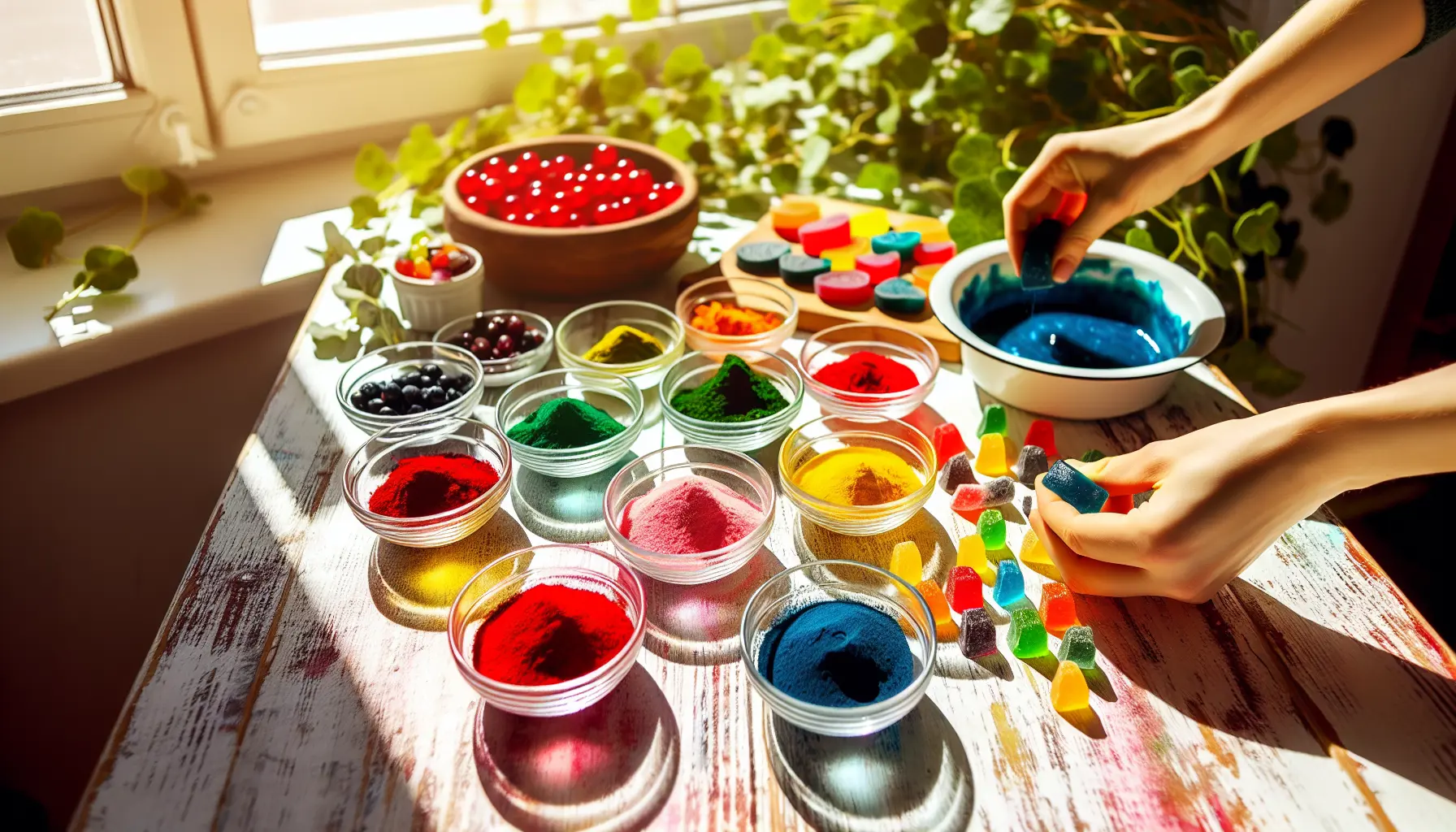 Farvestoffer i hjemmelavet slik: Naturlige eller syntetiske?