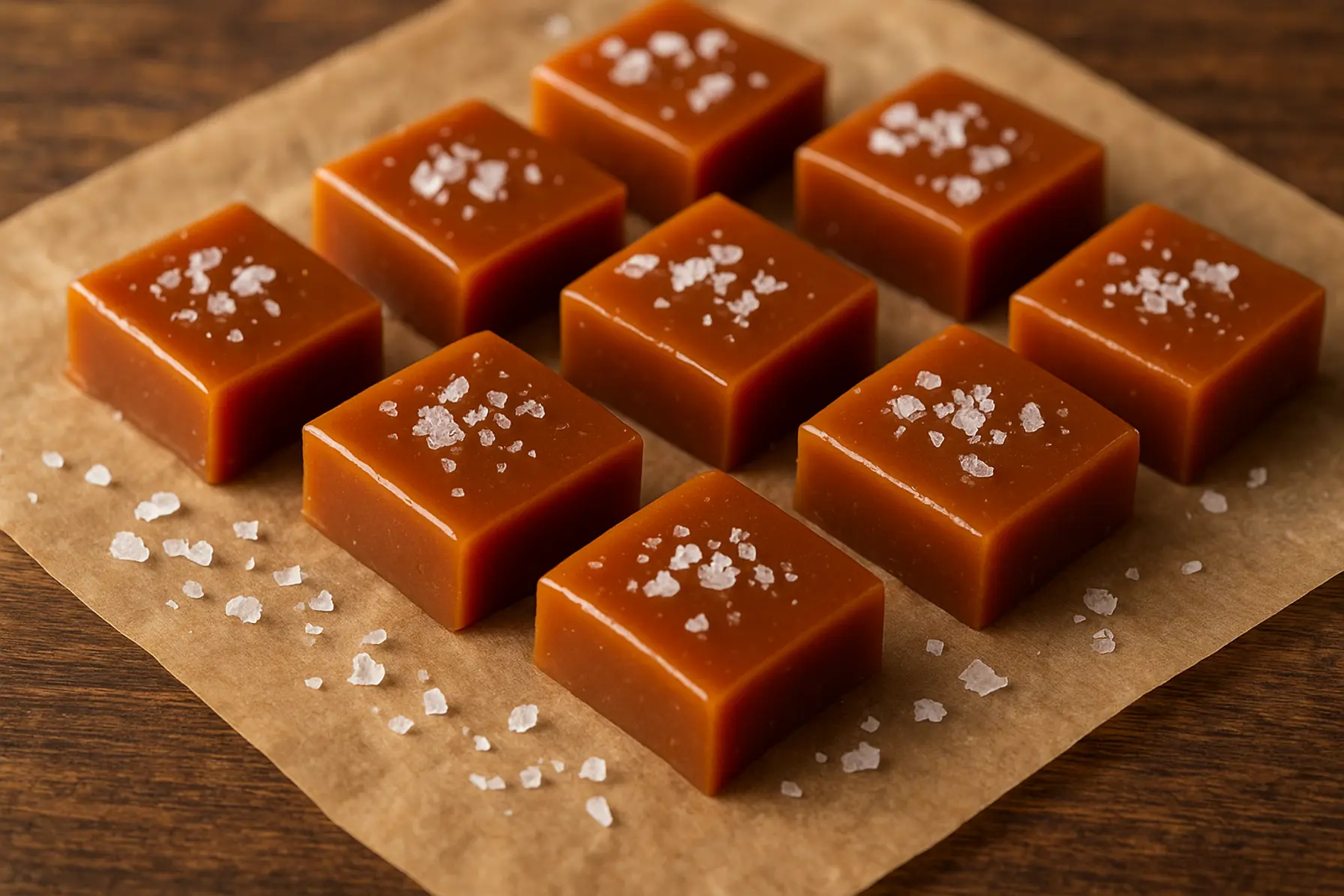 Blød vaniljekaramel med flagesalt