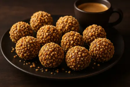 Cremet espresso-hasselnoed praliné