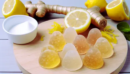 Ingefærcitron Gnistre Vingummier