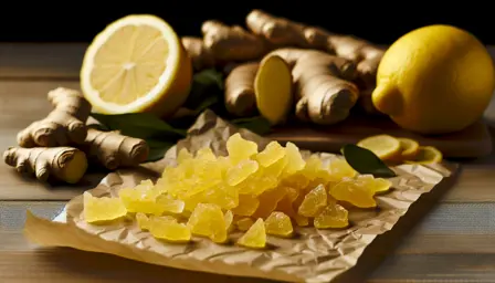 Ingefærcitron Krystaller