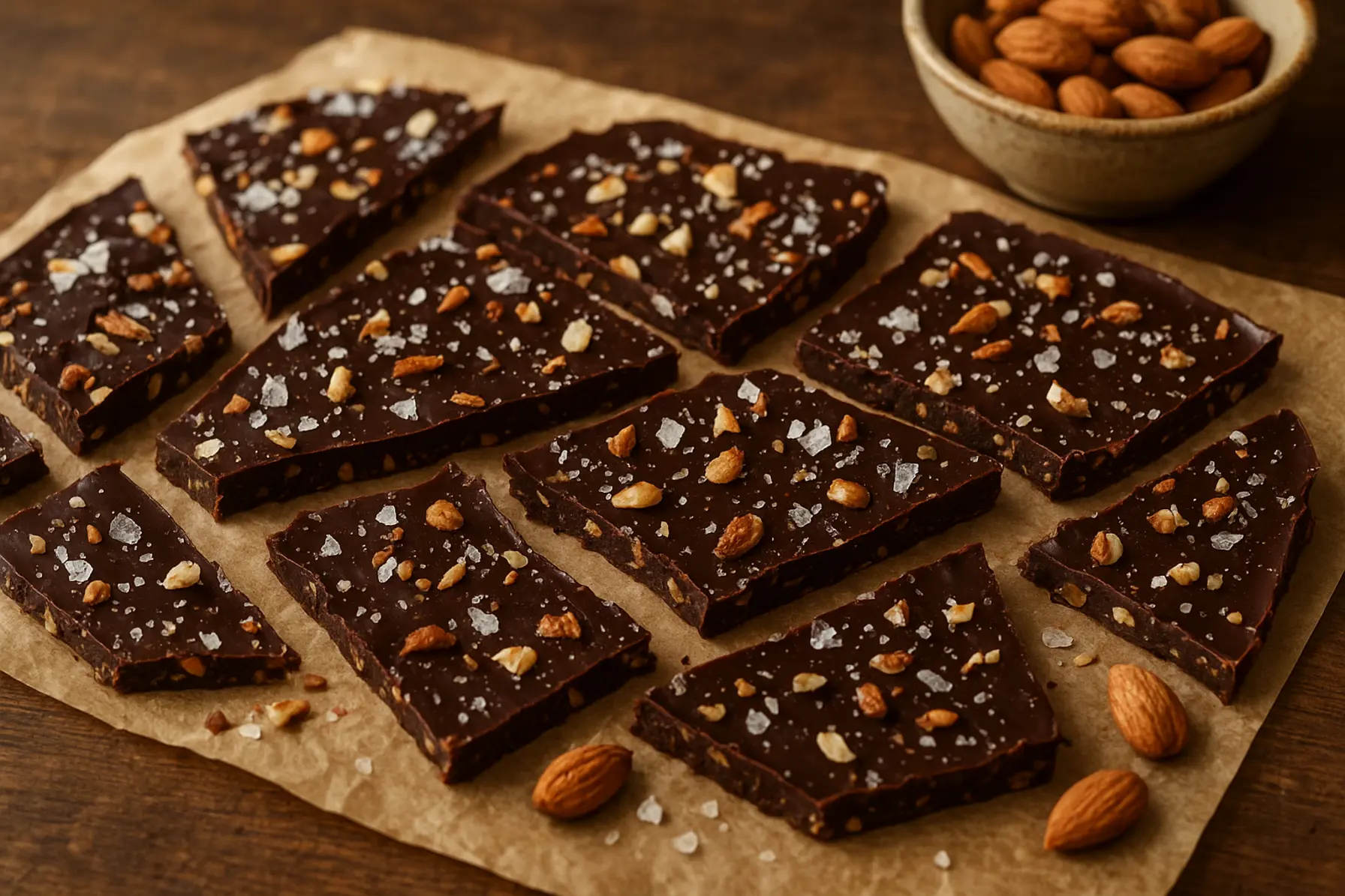 Kakaoknæk med Maldon