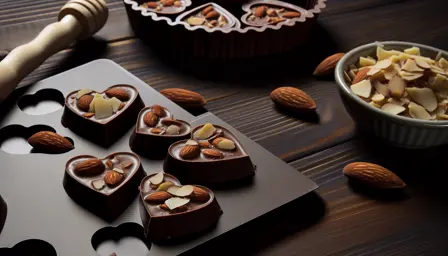 Mandelrøg Chokoladehjerte