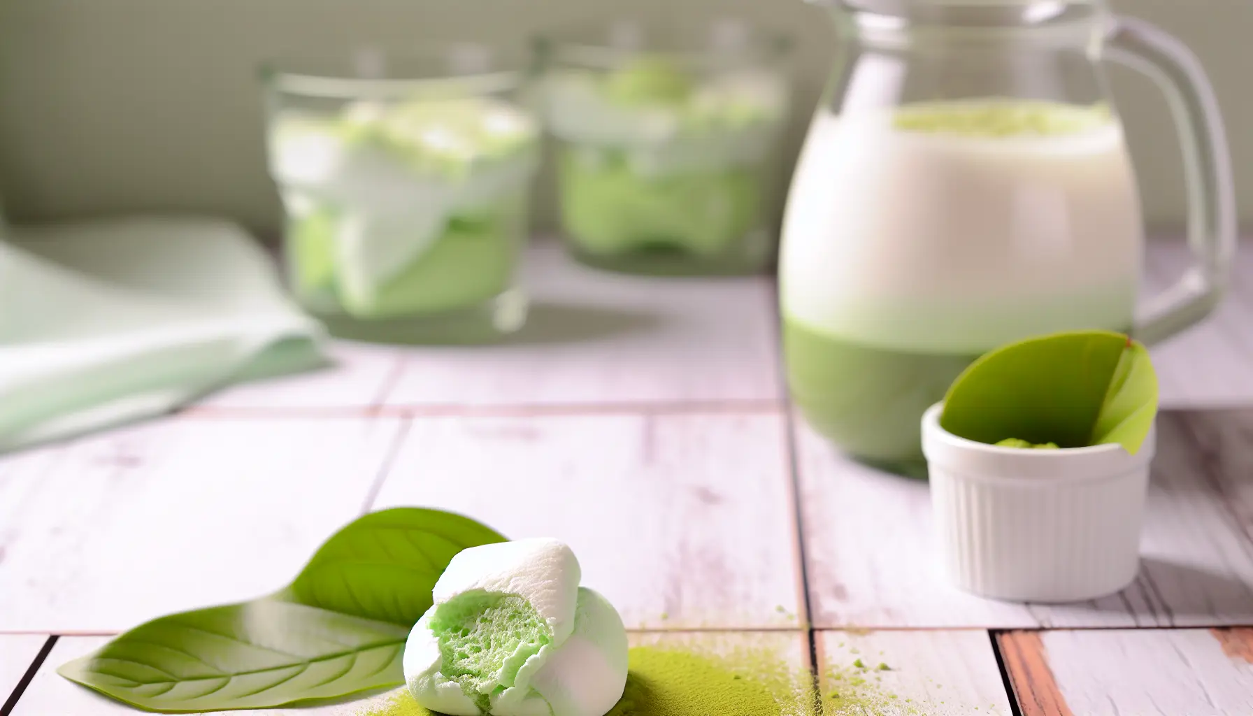 Matcha Mælkeskyer