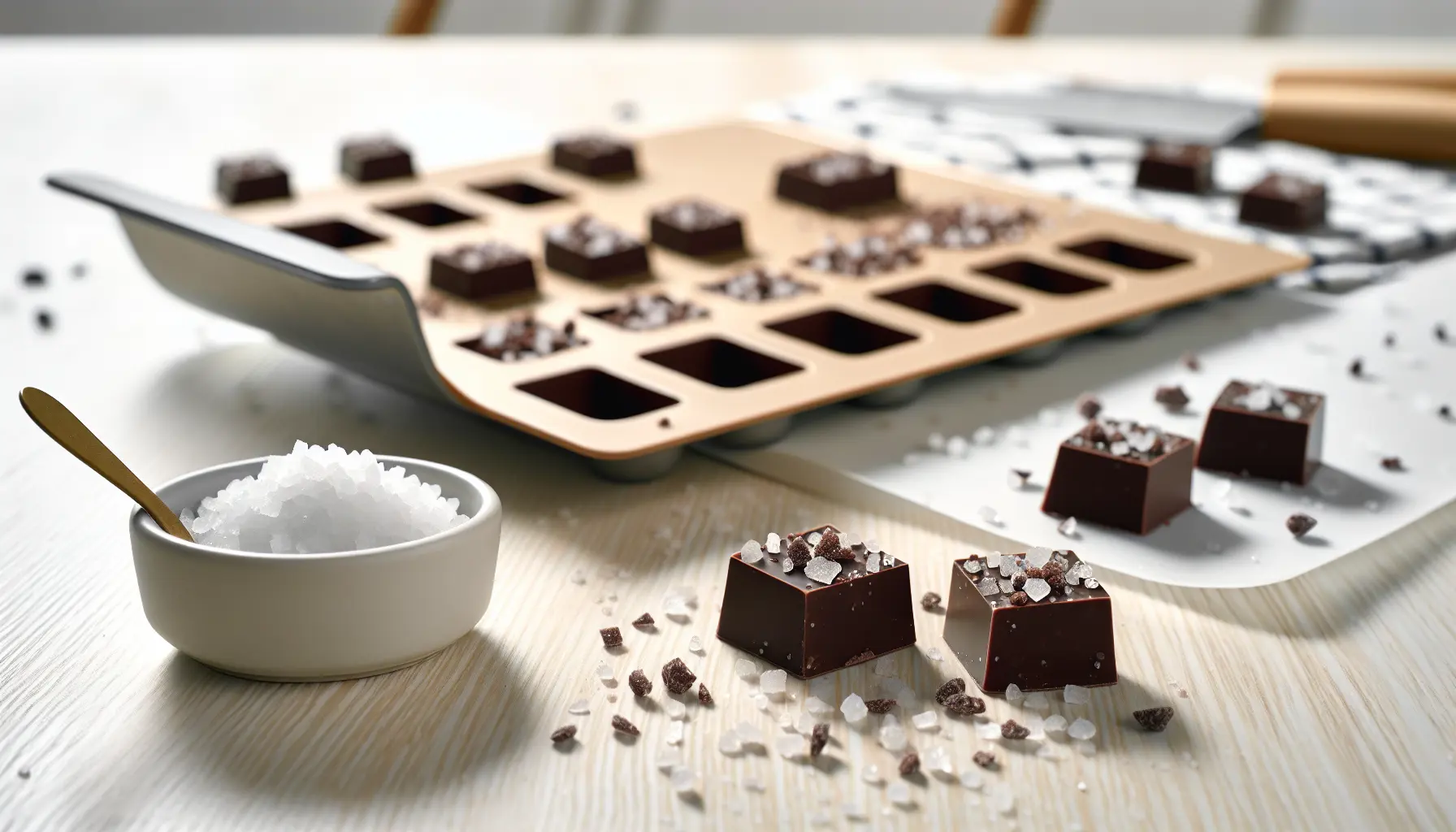 Saltkrystal Chokoladebid