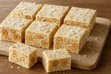 Sprød Havsalt Nougatbar