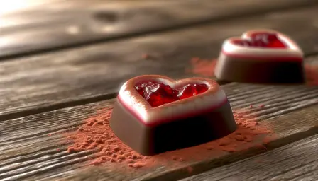 Tyttebærglød Chokoladehjerte